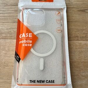 Glitter Magnetic Clear Case for iPhone 13 Pro Max Anti-Yellowing Military Grade